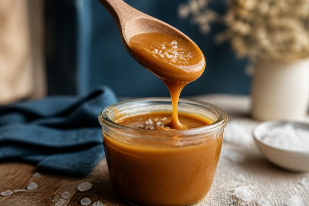 Délicieux caramel au beurre salé : la recette maison inratable traditionnel breton, photographie culinaire