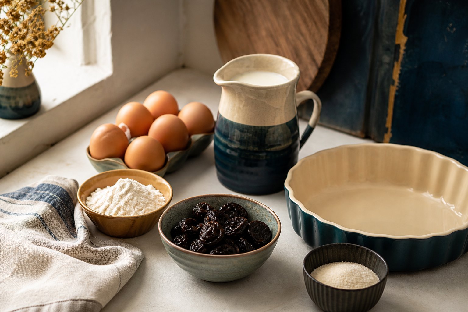 Préparation et ingrédients de far breton : la recette traditionnelle, avec ou sans pruneau, cuisine 