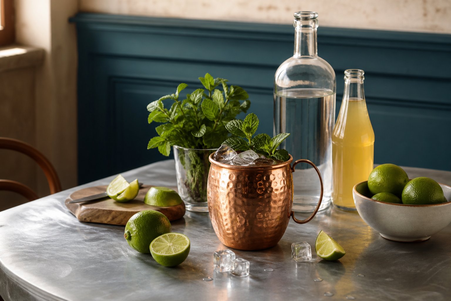 Préparation et ingrédients de le moscow mule : l'élégance rafraîchissante du cocktail icon, cuisine 