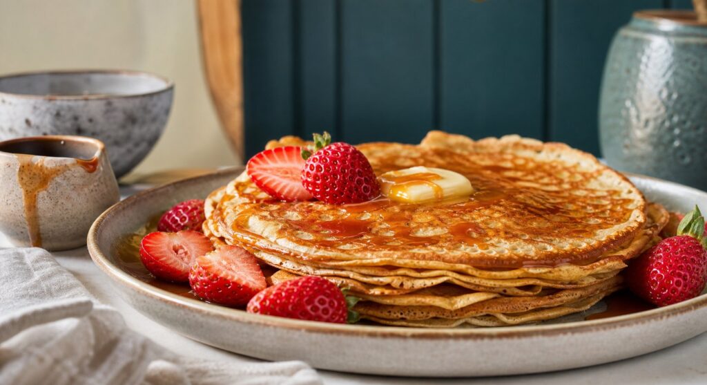 Délicieux pâte à crêpes : la recette qui ne rate jamais traditionnel breton, photographie culinaire