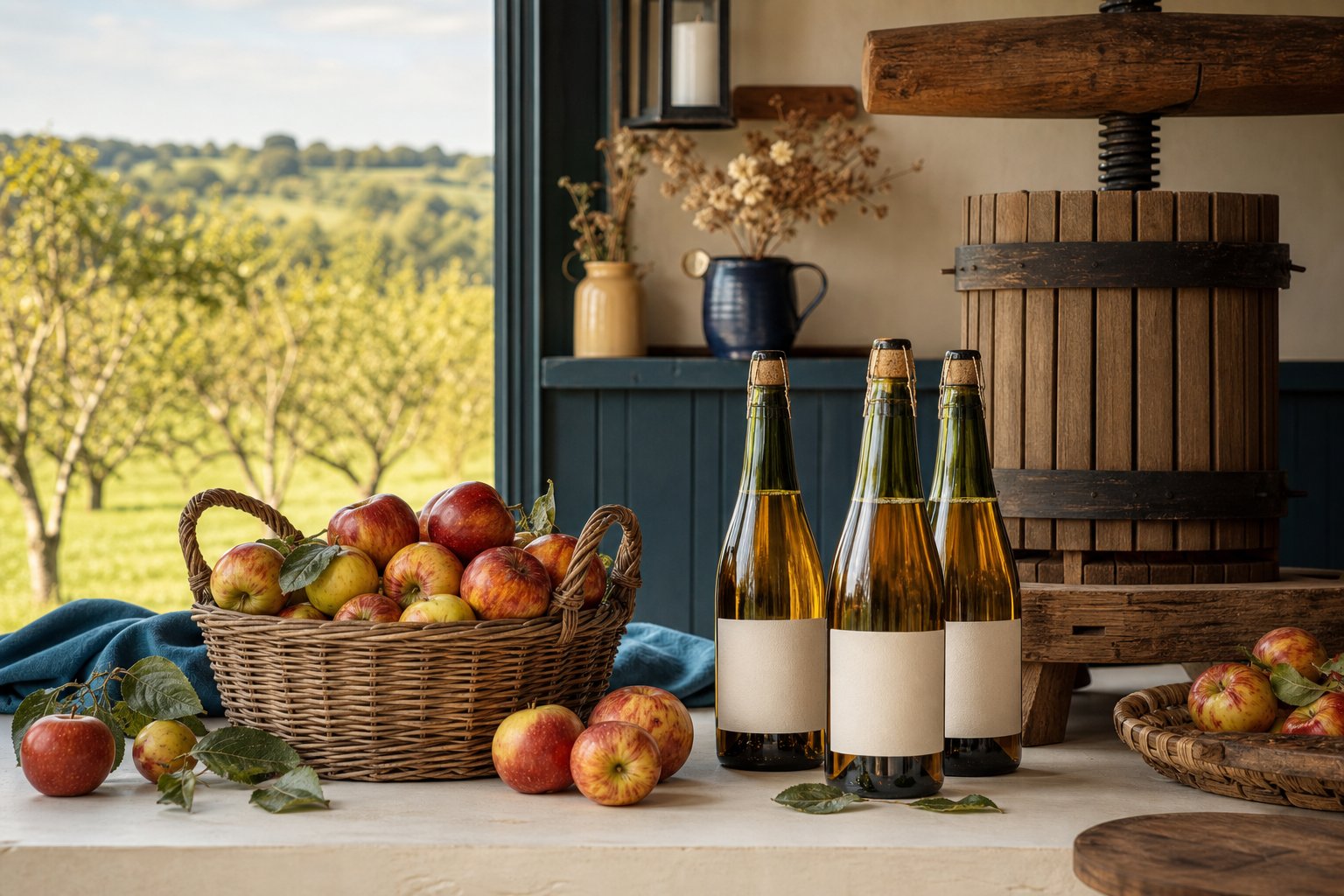 Préparation et ingrédients de route du cidre en cornouaille : l'itinéraire des cidreries, cuisine br