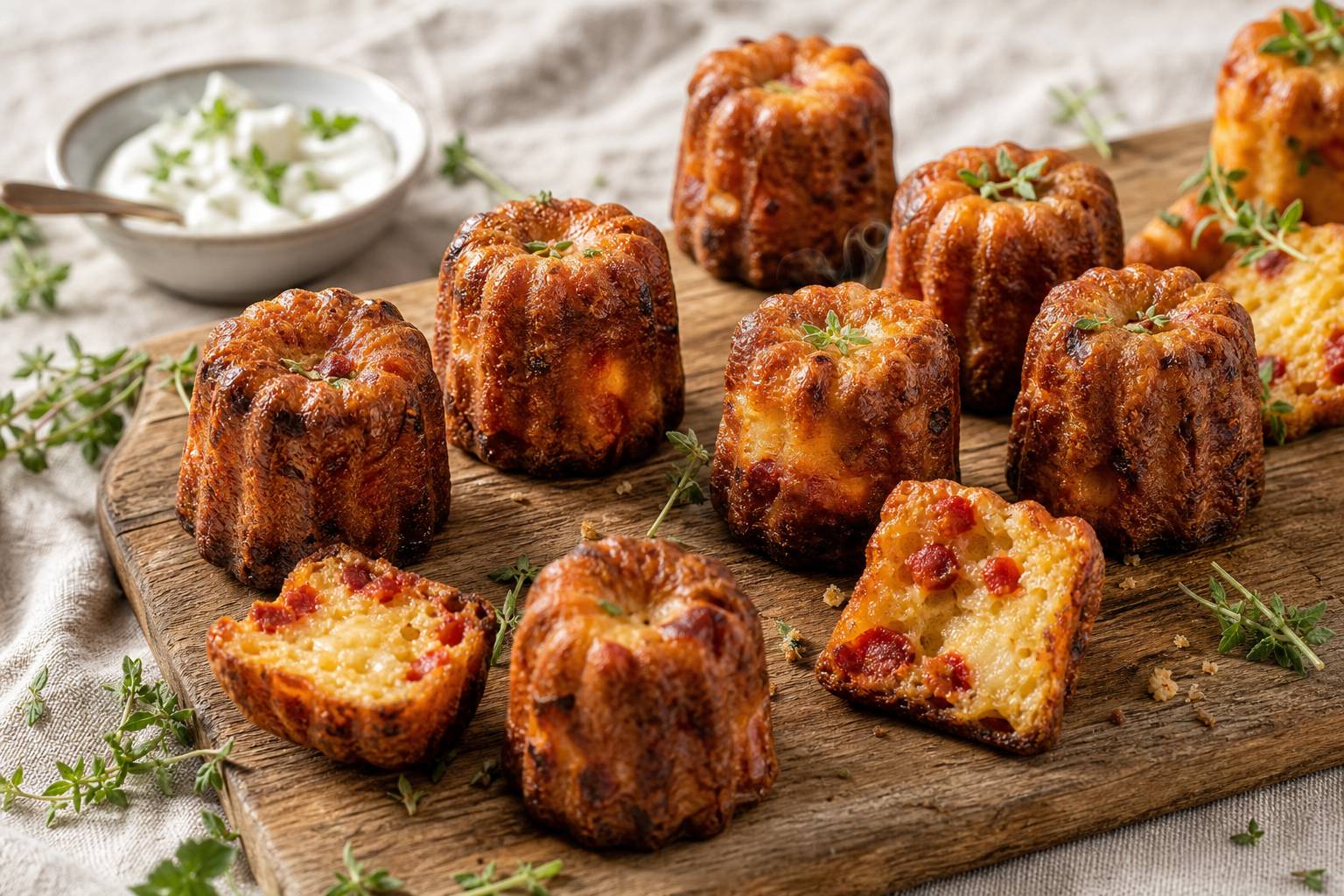 Délicieux cannelés salés : la recette gourmande à découvrir, Recette gourmande de cannelés salés au