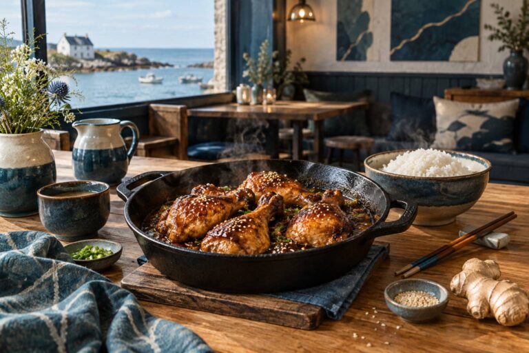 Délice sucré-salé : Poulet caramélisé aux graines de sésame
