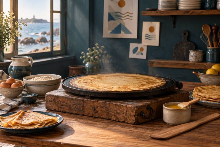 Graisser une crêpière : gras de cuisson, pinceau ou patouche